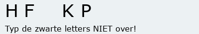 Bevestigingscode
