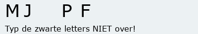 Bevestigingscode