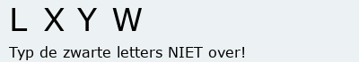 Bevestigingscode