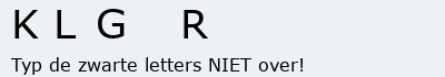 Bevestigingscode