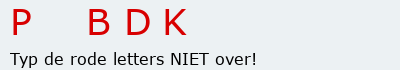 Bevestigingscode