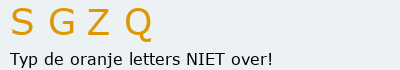 Bevestigingscode