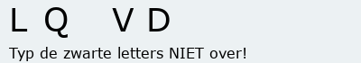 Bevestigingscode