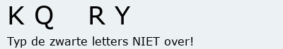 Bevestigingscode