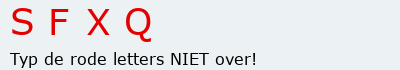 Bevestigingscode