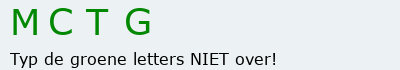 Bevestigingscode
