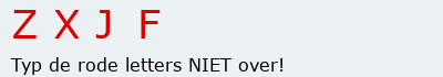 Bevestigingscode