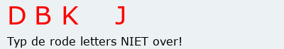 Bevestigingscode