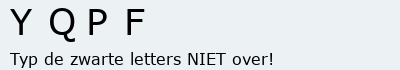 Bevestigingscode