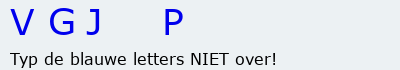 Bevestigingscode