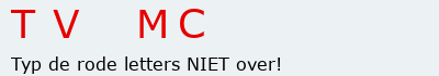 Bevestigingscode