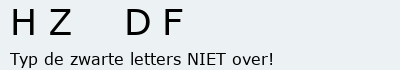Bevestigingscode