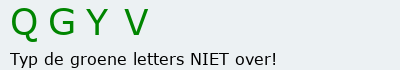 Bevestigingscode