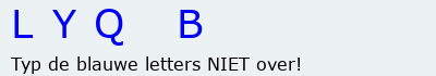 Bevestigingscode