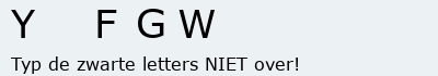 Bevestigingscode