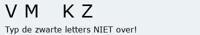 Bevestigingscode