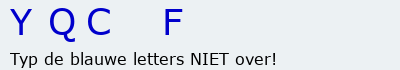 Bevestigingscode