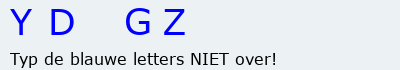 Bevestigingscode