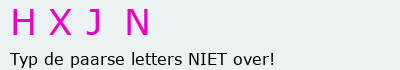 Bevestigingscode
