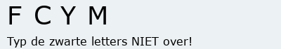 Bevestigingscode