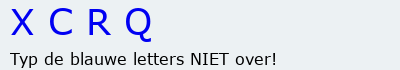 Bevestigingscode