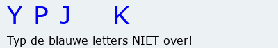 Bevestigingscode