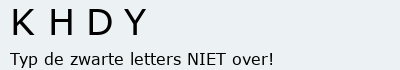 Bevestigingscode