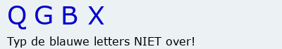 Bevestigingscode