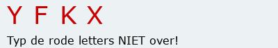 Bevestigingscode