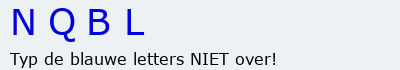 Bevestigingscode