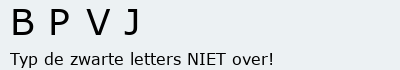Bevestigingscode