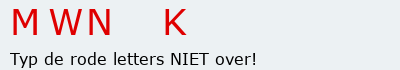 Bevestigingscode