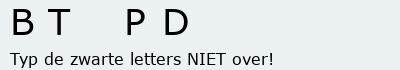 Bevestigingscode