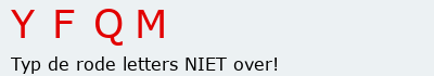 Bevestigingscode