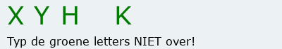 Bevestigingscode