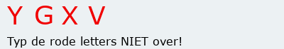 Bevestigingscode