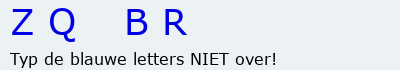 Bevestigingscode