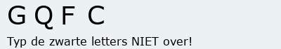 Bevestigingscode