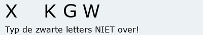 Bevestigingscode