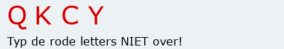 Bevestigingscode