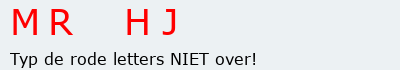 Bevestigingscode