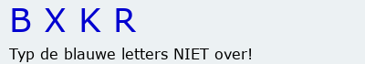 Bevestigingscode