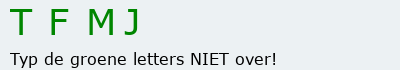 Bevestigingscode