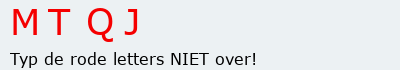 Bevestigingscode