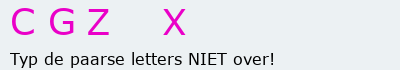 Bevestigingscode