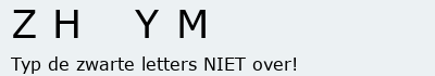 Bevestigingscode