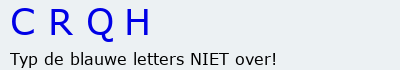 Bevestigingscode