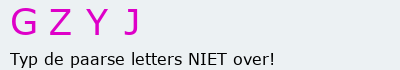 Bevestigingscode