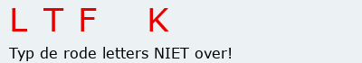 Bevestigingscode