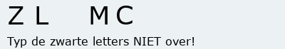 Bevestigingscode